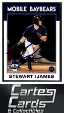 Stewart Ijames 2013 Grandstand Mobile Baybears #NNO  TTM/IP Signed Autographed