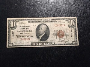 National Bank Note Parkersburg West Virginia Not On The Market Often. 1929 - Picture 1 of 3