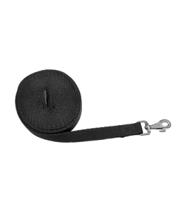 Waldhausen Longierleine Soft schwarz Longe mit Handschlaufe Karabiner 8m - Picture 1 of 1