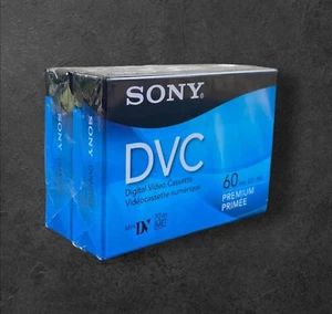 SONY DVC MINI DIGITAL VIDEOKASSETTE SET MIT ZWEI LEEREN UNGEÖFFNETEN BÄNDERN NEU! - Bild 1 von 6