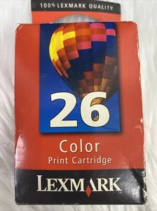 NEW GENUINE Lexmark 26 Tri-Color Ink Cartridge -Free Shipping!! - Picture 1 of 5
