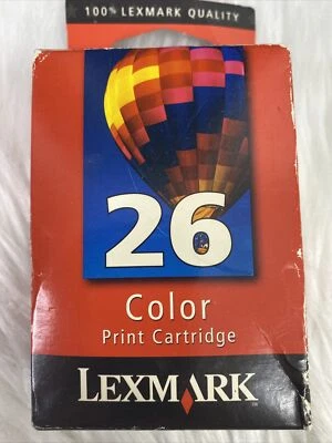NEW GENUINE Lexmark 26 Tri-Color Ink Cartridge -Free Shipping!! - Image 1 of 4