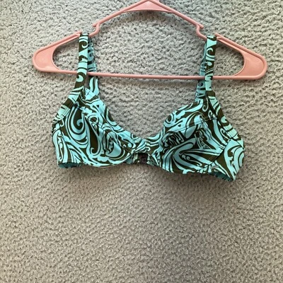 Tommy Hilfiger Women’s 38M B Multi Color Bathing Suit Top Wired Beach Boating - Image 1 of 4