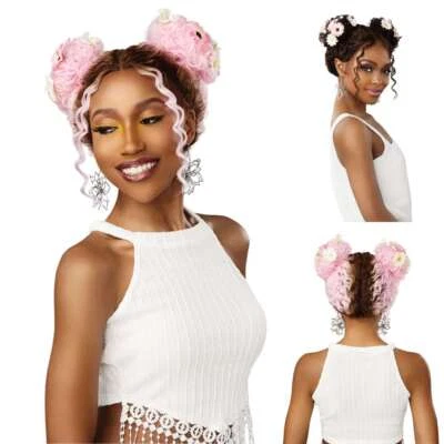 Peluca frontal de encaje Sensationnel Festi-Gal Shear Muse sin pegamento HD - Bubble Gal Foto 1 de 4