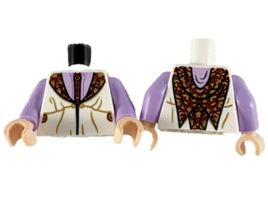 Lego Minifig 1x Torso Brust Dumbledore 973pb3696c01 weiß white - Picture 1 of 1