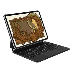 Keyboard/Trackpad/Case - iPad 10.9"/iPad Pro 11" - Magnetic - Wireless - Black - Picture 1 of 4