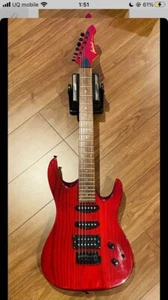 Aria ProⅡ MAGNA series MA-38-SR (See-Through Red) Excellent Condition from Japan - Picture 1 of 7