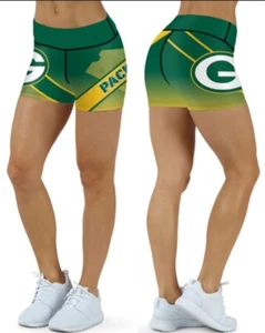 Green Bay Packers Women's Shorts Size 0/2 - 12/14 - Picture 1 of 4