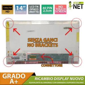 14 Zoll LCD Display Panel für Lenovo ThinkPad Edge 0578-N4Y 40 Pin HD - Bild 1 von 6