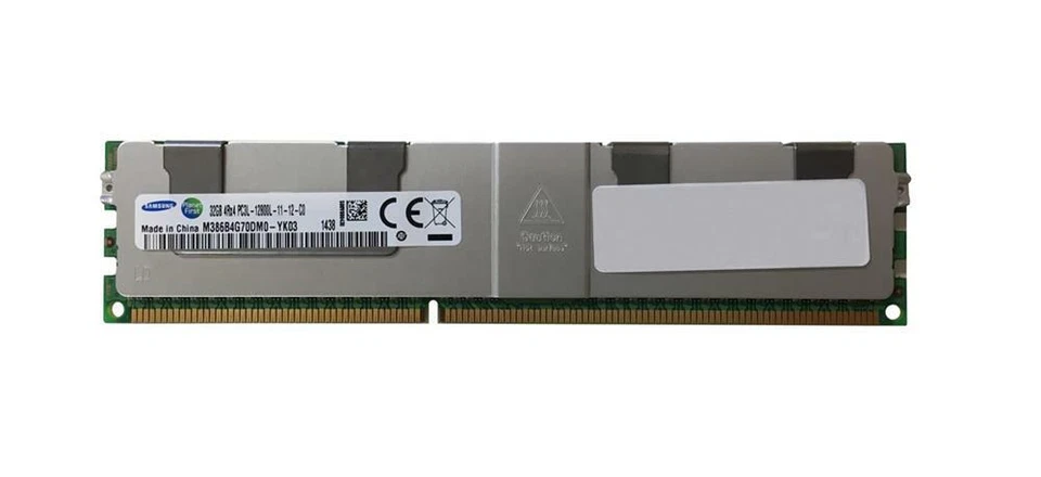 32GB DDR3 PC3L-12800L 1600MHz Server Memory RAM Samsung M386B4G70DM0-YK03 - Image 1 of 1