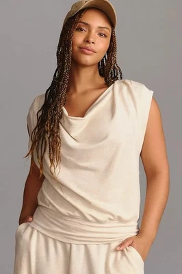 Anthropologie Daily Practice 2X Sleeveless Sweater Pullover Cowl Neck Comfy - Image 1 of 4