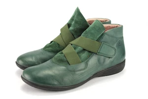 Wanda Panda Gr.38 Damen Halbschuhe Slipper Stiefel Boots Leder Grün  TOP - Bild 1 von 5