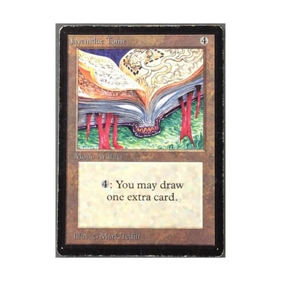 WOTC MtG Beta Jayemdae Tome (R) Fair+ - Image 1 of 2