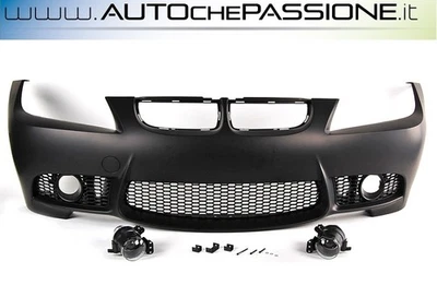 Paraurti anteriore M3 Look per BMW Serie 3 E90 E91 Senza fori sensori - Immagine 1 di 2
