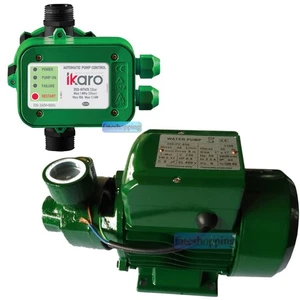 Elettropompa Autoclave Pompa con presscontrol 0.5 HP GIRANTE OTTONE motore acqua - Foto 1 di 1