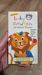 Baby Newton All About Shapes VHS Tape 2002 Baby Einstein Walt Disney USED - Imagen 1 de 12