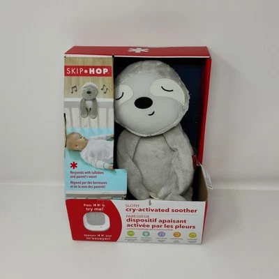 Skip Hop Sloth Soother Cry Activated Smart Sensor Plush Crib Toy - SEE NOTES - Image 1 of 4
