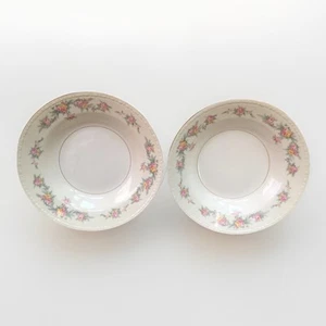 Vintage Set Of 2 Homer Laughlin Eggshell Georgian 8.25" Soup Or Salad Bowls - Picture 1 of 12