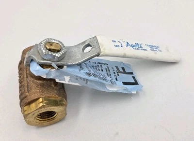 Новый старый запас 1/4» Apollo клапаны ручной 2-сторонний шаровой клапан NPT бронза 70LF-101-01 - Изображение 1 из 4