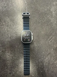 APPLE WATCH ULTRA 1ST GEN A2622 49MM TITANIUM & CERAMIC GPS LTE W/ SPORTS BAND - Photo 1 sur 20