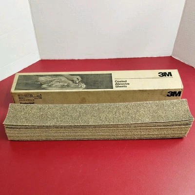 90 folhas 3M 2,75" X 17,5" papel areia de produção 80 D grão 05114-02135 +56 40D - Imagem 1 de 4
