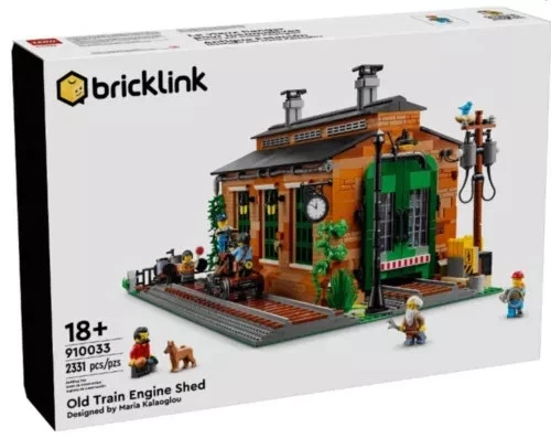 LEGO 910033 Bricklink Designer Programme, ancien hangar à moteur de train, neuf, livraison gratuite - Photo 1/1