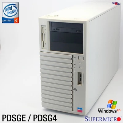 Supermicro Pdsge PDSG4 Workstation Computer PC Pentium D Parallel Port Windos XP - Image 1 of 4