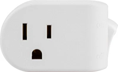Grounded Power Switch, Outlet Extender, 3-Prong, Easy to Install, for Indoor ... - Image 1 of 4