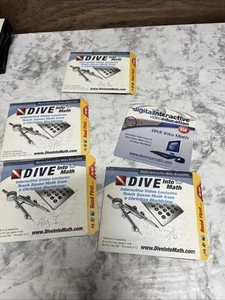 DIVE Into Math Lot Edition Saxon CD-ROM Video Lectures Homeschool 2008 - Picture 1 of 7