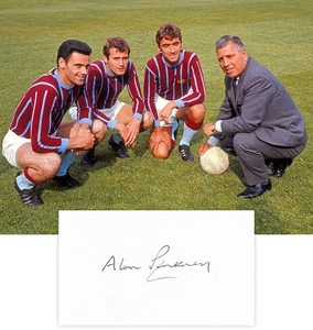 *LOW START BID* SIGNED CARD & PHOTO PRESENTATION PALACE 1969 ALAN PINKNEY - Picture 1 of 1