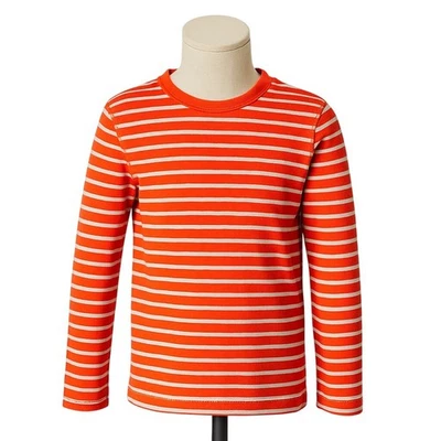 Camisa Boden Niños 9-10 Años Manga Larga Crew Juvenil Rayas Capa Esencial Foto 1 de 4