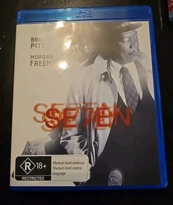 Se7en (Blu-ray, 1995) Brad Pitt - Morgan Freeman VGC - Picture 1 of 2