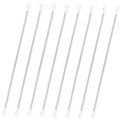 8 Pcs 20 Inch Stained Glass Window Hanging Chain, Stainless Steel Picture  - Image 1 of 4