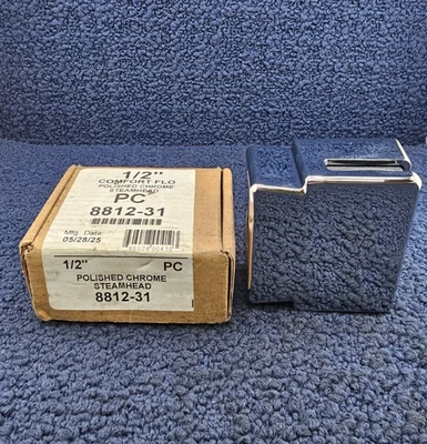 Amerec 8812-31: 1/2" ComfortFlo™ Steam Head - Polished Chrome - Image 1 of 4