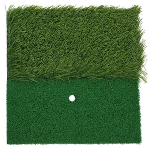 Estera de ejercicio portátil para columpio de golf césped artificial práctica en interiores - Imagen 1 de 12