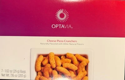 OPTAVIA Cheese Pizza Crunchers box of 7 packets exp 1/26 - Image 1 of 2