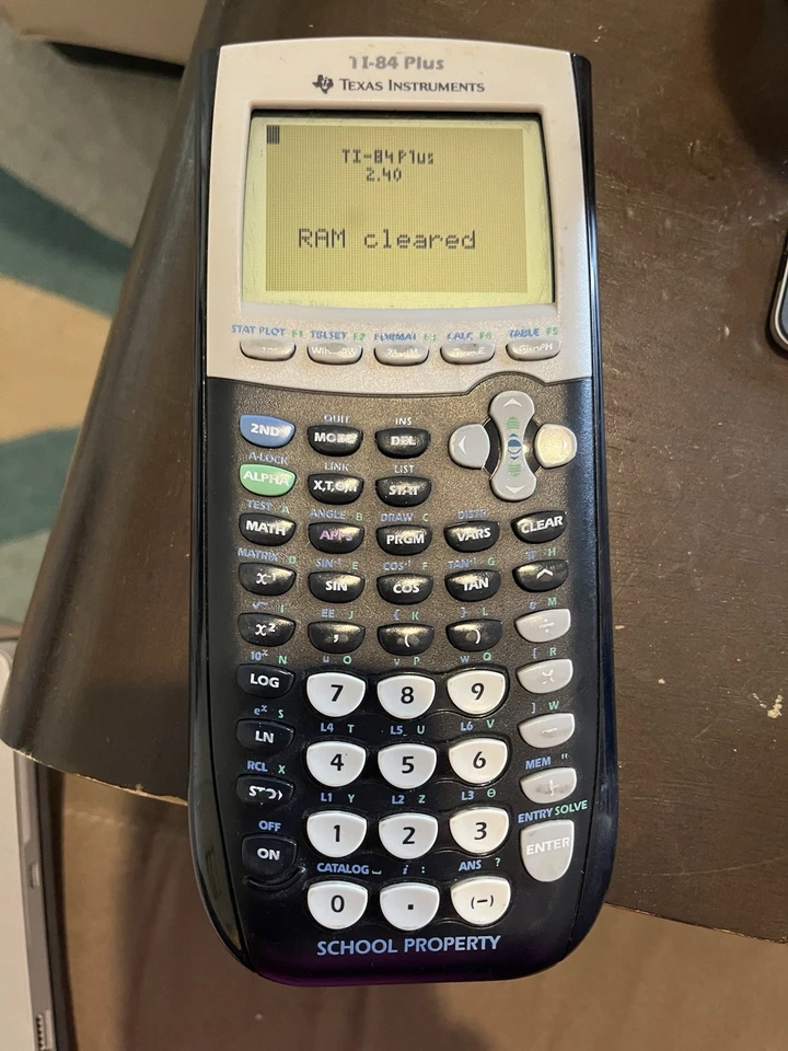 TI 84 Plus Texas Instruments Graphing Calculator Yellow Cover TESTED - Image 1 of 4