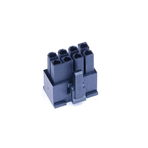 Shakmods 8 pin Female PCI-E GPU Power Connector Socket Black + 8 Free Female Pin - Picture 1 of 2