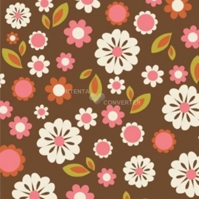 Indian Summer Brown Floral by Zoe Pearn for Riley Blake, 1/2 yard cotton fabric - Image 1 of 3