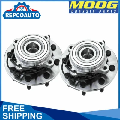 2pcs MOOG Front Wheel Bearing Hub Assembly For 2006-2008 Dodge Ram 1500 2500 4WD - Image 1 of 4