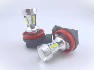 Bright White LED Fog Light Bulbs Globes for Mitsubishi ML MN MQ MR Triton - Picture 1 of 2