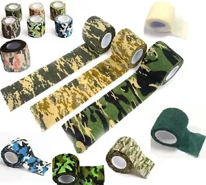 NASTRO ELASTICO MIMETICO REMOVIBILE 18 colori CACCIA SOFTAIR military acu - Bild 1 von 19