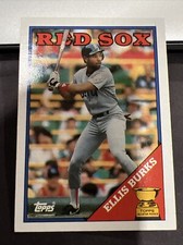 1988 Topps ~ Ellis Burks "All-Star Rookie" ~ Boston Red Sox Rookie Card
