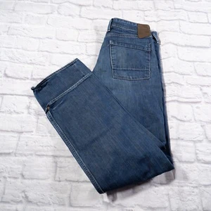 X2 Denim Laboratory M11 Straight Leg Dark Wash Button Fly Mens Blue Jeans 32x32 - Picture 1 of 14
