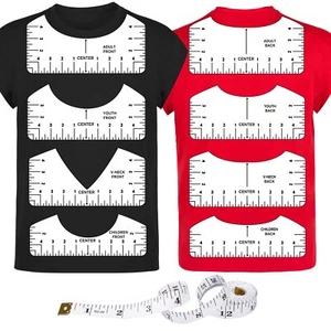 Tshirt Ruler Guide Alignment Tool T-shirt Center Design Heat Press Vinyl Measure - Picture 1 of 7
