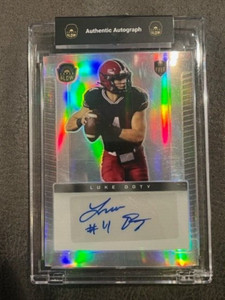 LUKE DOTY South Carolina 2022 Super Glow Football Encased AUTO Autograph /175