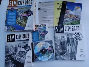 Sim City 2000 DOS CD Collection (PC 1994) - Complete Vintage Big Box Set - Picture 1 of 10
