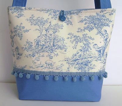 BABIES IN CENTRAL PARK AZUL TOILE BEBÉ TOILE BOLSO DE PAÑALES BOLSO DE MANO COCHECITO   Foto 1 de 4
