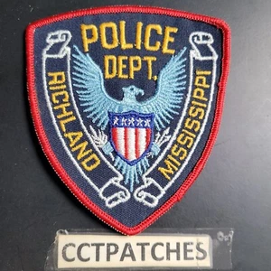 RICHLAND, MISSISSIPPI POLICE SHOULDER PATCH MS - Picture 1 of 2
