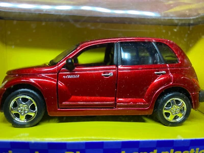 Maisto Road & Track 1:32 Diecast PT Cruiser Red Crysler PT Cruiser Die Cast Car - Image 1 of 4